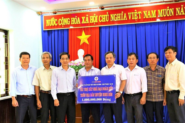 Công ty ĐHĐ tài trợ xây dựng nhà Đại đoàn kết tại huyện Ninh Sơn, tỉnh Ninh Thuận