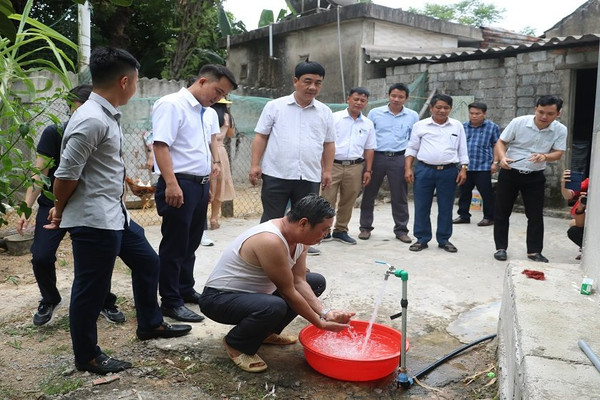 Hà Tĩnh: Giải “cơn khát” nước sạch cho người dân Tam Long