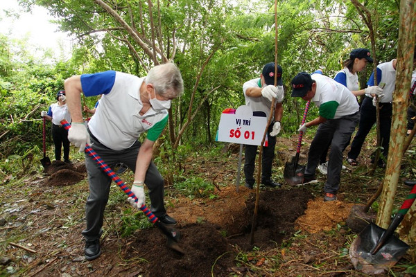 Tập đoàn SCG trồng 400 cây xanh tại TP Vũng Tàu