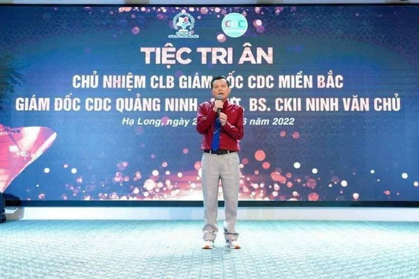 Kỷ luật cảnh cáo nguyên Giám đốc CDC Quảng Ninh