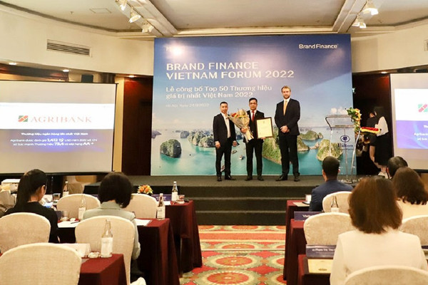 Agribank - Top 10 thương hiệu giá trị nhất Việt Nam 2022
