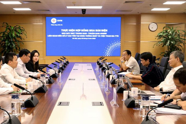 EVN đề xuất Trung Nam Group đưa Nhà máy Điện mặt trời Trung Nam vào tham gia thị trường phát điện cạnh tranh