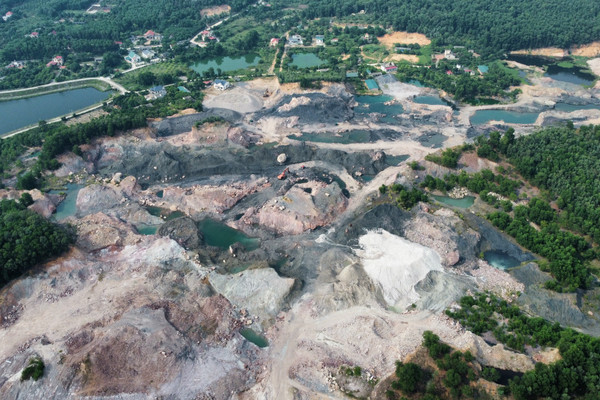 Hải Dương: Đóng cửa mỏ đất đồi núi Một tại thị xã Kinh Môn