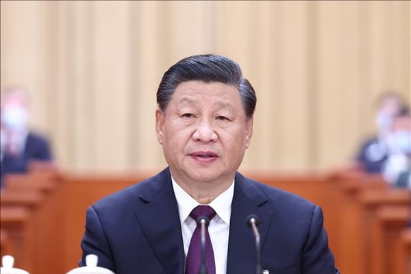 Tổng Bí thư Nguyễn Phú Trọng gửi điện chúc mừng Tổng Bí thư Trung Quốc Tập Cận Bình tái cử