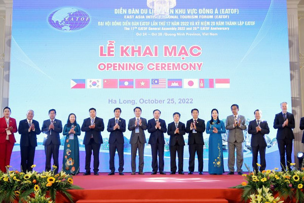 Khai mạc Đại hội đồng Diễn đàn Du lịch liên khu vực Đông Á lần thứ 17 tại Quảng Ninh