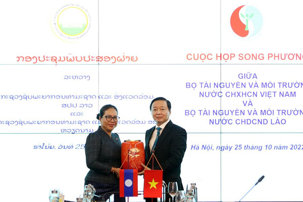Việt Nam – Lào thúc đẩy hợp tác toàn diện trong lĩnh vực TN&MT