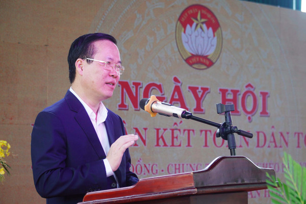 Thường trực Ban Bí thư Võ Văn Thưởng tham dự Ngày hội đại đoàn kết tại Thừa Thiên - Huế