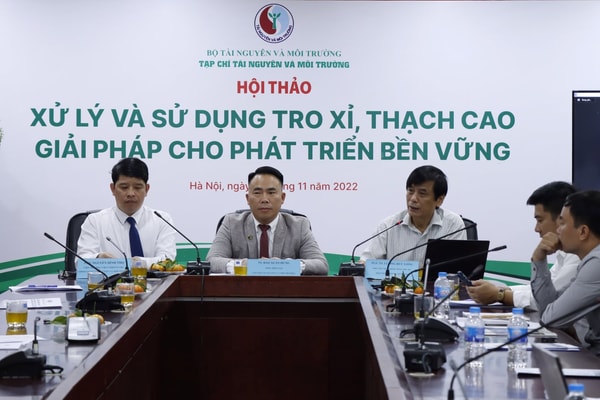 Xử lý và sử dụng tro xỉ, thạch cao hướng đến nền kinh tế tuần hoàn