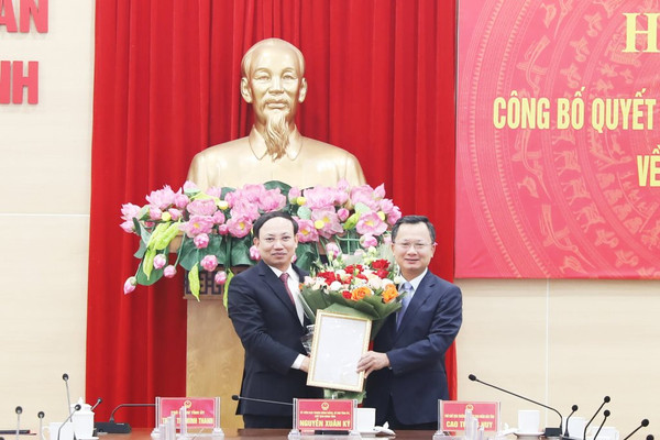 Ông Cao Tường Huy được giao Quyền Chủ tịch UBND tỉnh Quảng Ninh