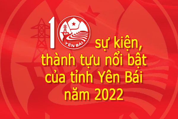 Infphographic: 10 sự kiện, thành tựu nổi bật của tỉnh Yên Bái năm 2022
