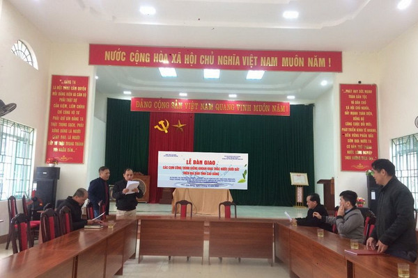 Bộ TN&MT: Bàn giao 3 cụm giếng khoan khai thác tại tỉnh Cao Bằng