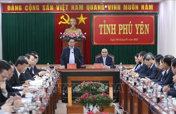 Thủ tướng Phạm Minh Chính làm việc với lãnh đạo chủ chốt tỉnh Phú Yên