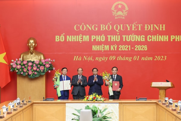 Phân công nhiệm vụ của các Phó Thủ tướng Chính phủ