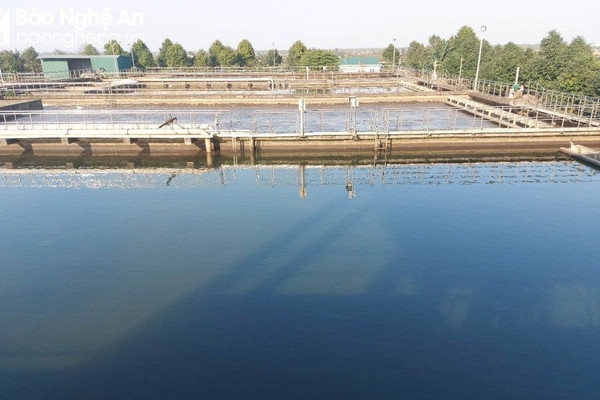 Vụ  “Nhà máy xử lý nước thải Vinh xả thải đục ngầu ra môi trường”: Nhà máy vận hành trở lại