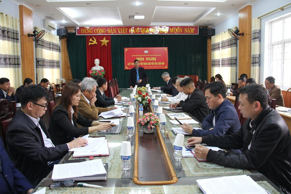 Việt Yên - Bắc Giang:  Tổ chức Hội nghị lấy ý kiến góp ý vào dự thảo Luật Đất đai (sửa đổi)