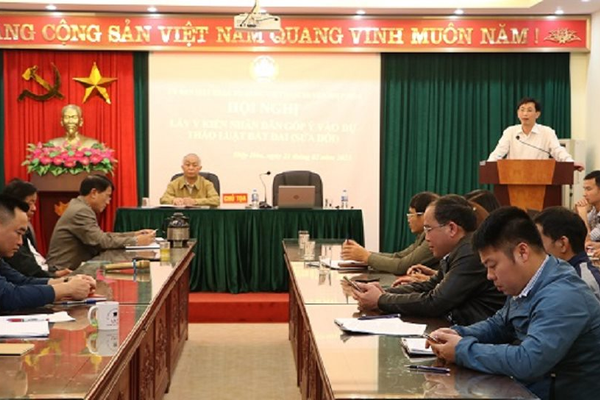 Hiệp Hòa – Bắc Giang: Ủy ban MTTQ huyện lấy ý kiến góp ý dự thảo Luật Đất đai (sửa đổi)