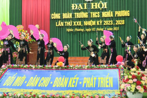 Lục Nam-Bắc Giang: Tổ chức Đại hội Công đoàn Trường THCS Nghĩa Phương, nhiệm kỳ 2023- 2028