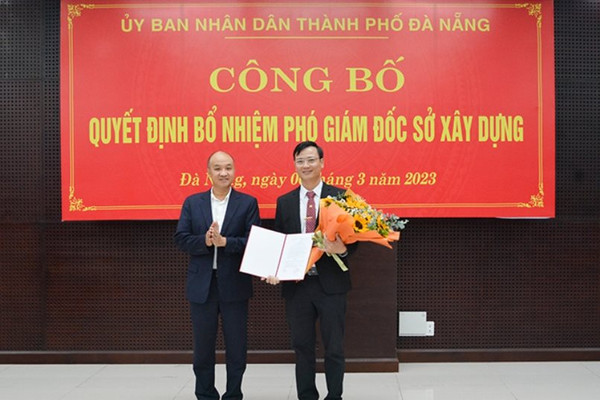 Đà Nẵng: Bổ nhiệm ông Lê Văn Tuấn giữ chức Phó Giám đốc Sở Xây dựng