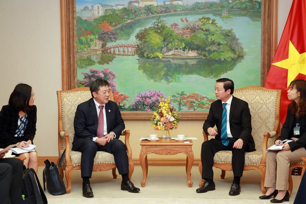 Phó Thủ tướng Trần Hồng Hà tiếp Trưởng đại diện JICA tại Việt Nam