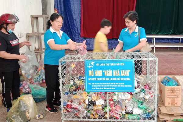 “Ngôi nhà xanh” thu gom rác thải của phụ nữ Sơn La