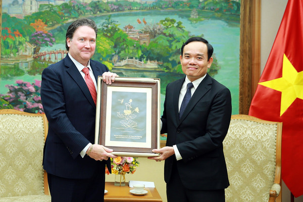 Phó Thủ tướng Trần Lưu Quang tiếp Đại sứ Hoa Kỳ