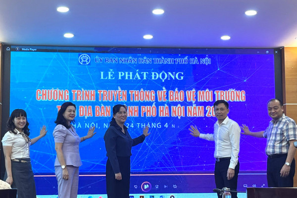Phát động chương trình truyền thông “Bảo vệ môi trường trên địa bàn thành phố Hà Nội năm 2023"