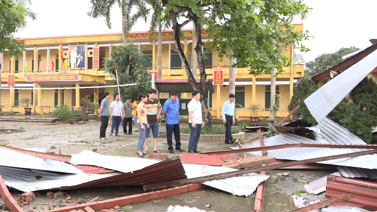 Phú Thọ kiểm tra, khắc phục thiệt hại sau mưa lớn