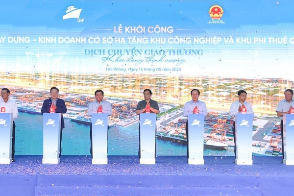 Khởi công khu phi thuế quan cảng biển lớn nhất Việt Nam