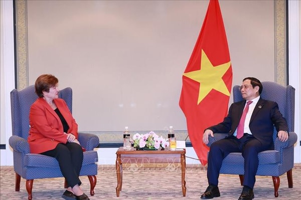 Thủ tướng Phạm Minh Chính tiếp Tổng Giám đốc IMF