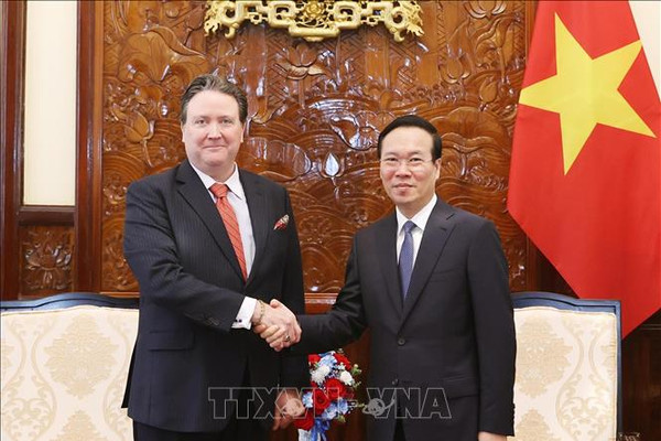 Chủ tịch nước Võ Văn Thưởng tiếp Đại sứ Hoa Kỳ tại Việt Nam