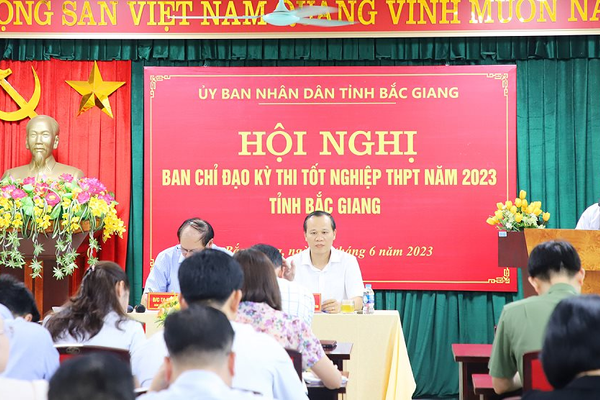 Bắc Giang: Lên phương án chuẩn bị cho kỳ thi tốt nghiệp THPT năm 2023