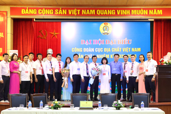 Công đoàn Cục Địa chất Việt Nam tổ chức Đại hội thành công lần thứ I nhiệm kỳ 2023 -2028