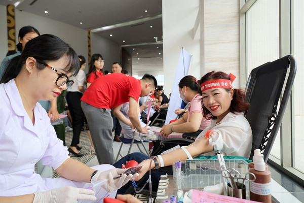 Hơn 1000 đơn vị máu được hiến trong “Sắc đỏ biên cương” Lào Cai 2023