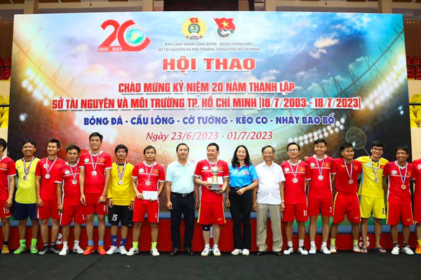 Hội thao chào mừng 20 năm thành lập Sở TN&MT TP. Hồ Chí Minh