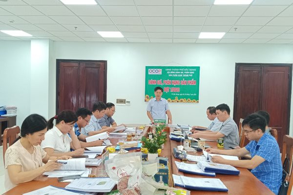 Bắc Giang: Tổ chức hội nghị đánh giá, phân hạng sản phẩm tham gia Chương trình OCOP đợt 1 năm 2023
