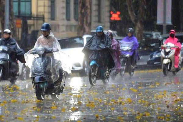 Thời tiết ngày 5/8: Bắc Bộ và Thanh Hóa mưa vừa, mưa to