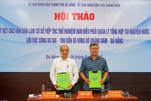 Đà Nẵng và Quảng Nam thống nhất đề nghị thành lập tổ chức quản lý lưu vực sông Vu Gia - Thu Bồn