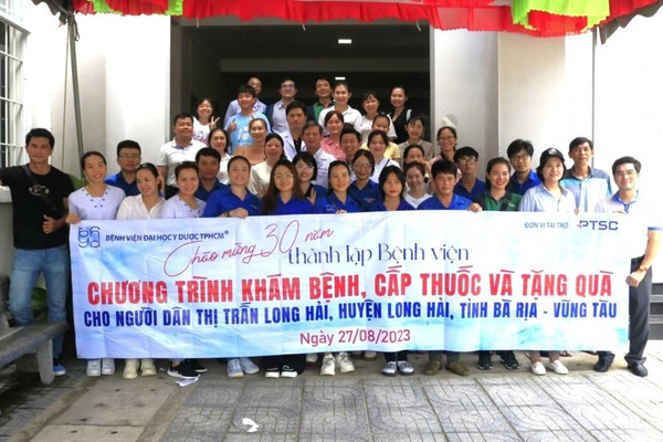 PTSC thực hiện an sinh xã hội tại thị trấn Long Hải