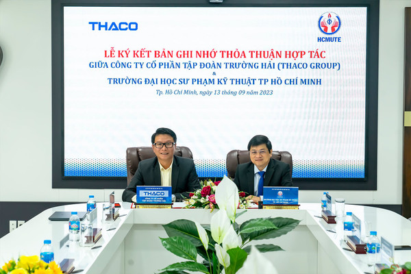 THACO và Trường Đại học Sư phạm Kỹ thuật TP. HCM ký kết thỏa thuận hợp tác nghiên cứu, đào tạo
