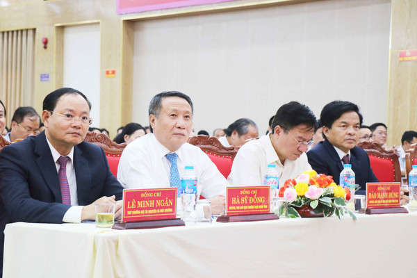 Thứ trưởng Lê Minh Ngân dự Lễ kỷ niệm 20 năm thành lập Sở TN&MT tỉnh Quảng Trị