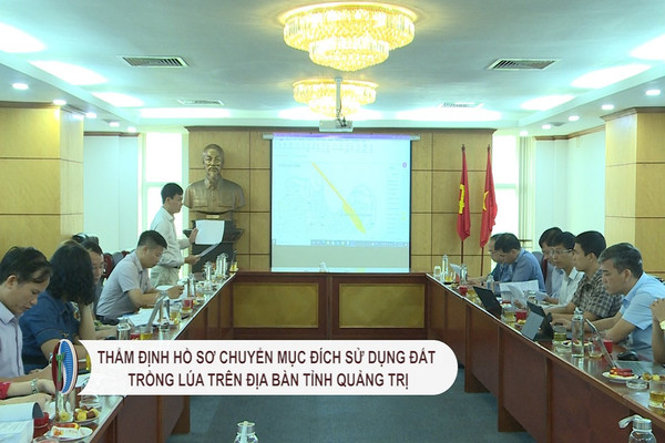 Thẩm định hồ sơ chuyển mục đích sử dụng đất trồng lúa trên địa bàn tỉnh Quảng Trị