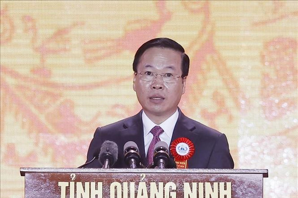 Chủ tịch nước Võ Văn Thưởng: Phấn đấu để Quảng Ninh trở thành một tỉnh kiểu mẫu giàu đẹp, văn minh, hiện đại