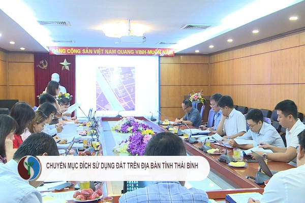 Thẩm định hồ sơ chuyển mục đích sử dụng đất trên địa bàn tỉnh Thái Bình