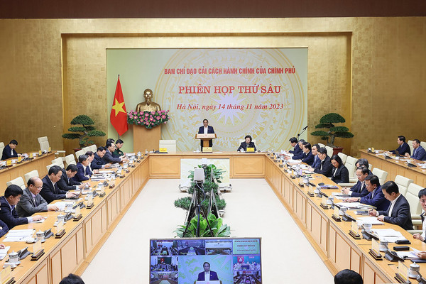 Thủ tướng Phạm Minh Chính chủ trì phiên họp Ban Chỉ đạo Cải cách hành chính của Chính phủ