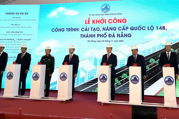 Phó Thủ tướng Trần Hồng Hà dự khởi công Dự án cải tạo nâng cấp Quốc lộ 14B qua Đà Nẵng