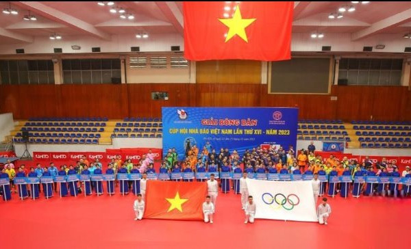 Khai mạc Giải bóng bàn Cúp Hội Nhà báo Việt Nam lần thứ XVI năm 2023