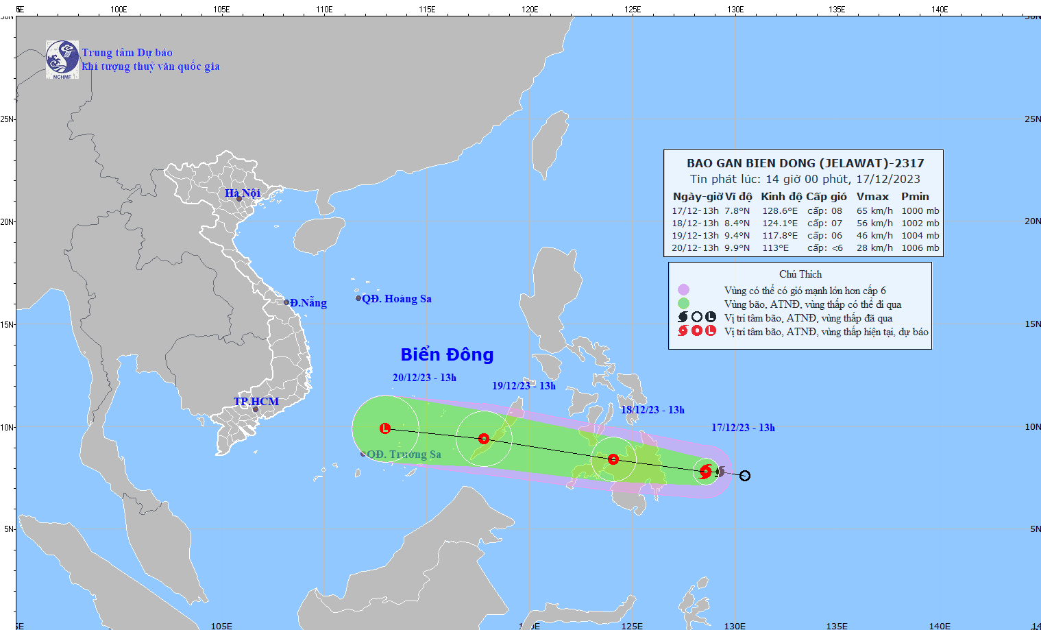Các tỉnh, thành ven biển từ Quảng Bình đến Kiên Giang chủ động ứng phó với bão gần Biển Đông