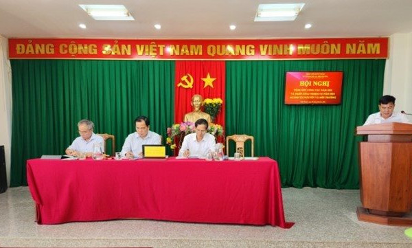 Ngành TN&MT Ninh Thuận: Quyết tâm hoàn thành xuất sắc nhiệm vụ năm 2024