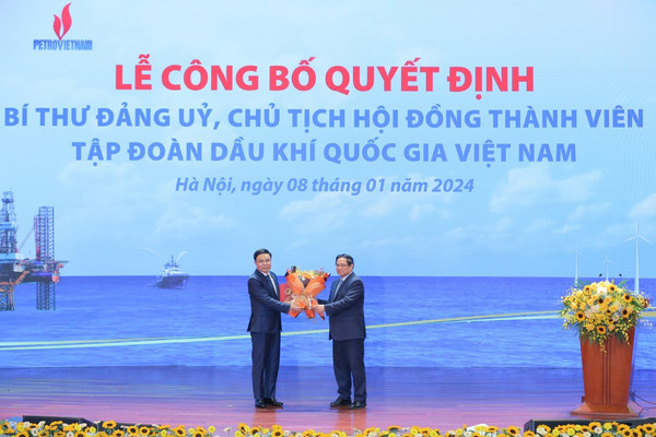 Thủ tướng Chính phủ trao quyết định bổ nhiệm Chủ tịch HĐTV Tập đoàn Dầu khí Việt Nam