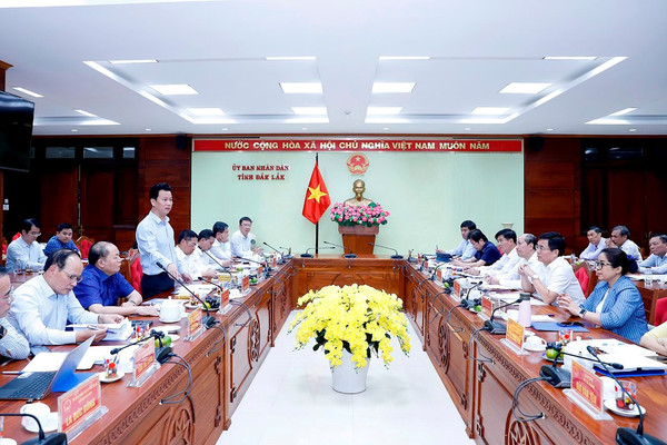 Bộ trưởng Đặng Quốc Khánh làm việc với lãnh đạo tỉnh Gia Lai và Đắk Lắk